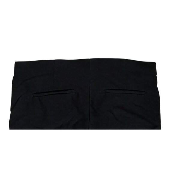 Chicos Womens Black Pull On Elastic Waist Cropped Dress Pants Size 16 Stretch - Picture 3 of 5